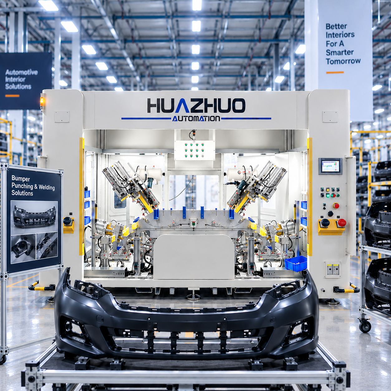 HUAZHUO Automotive Bumper Punching and Welding Equipment