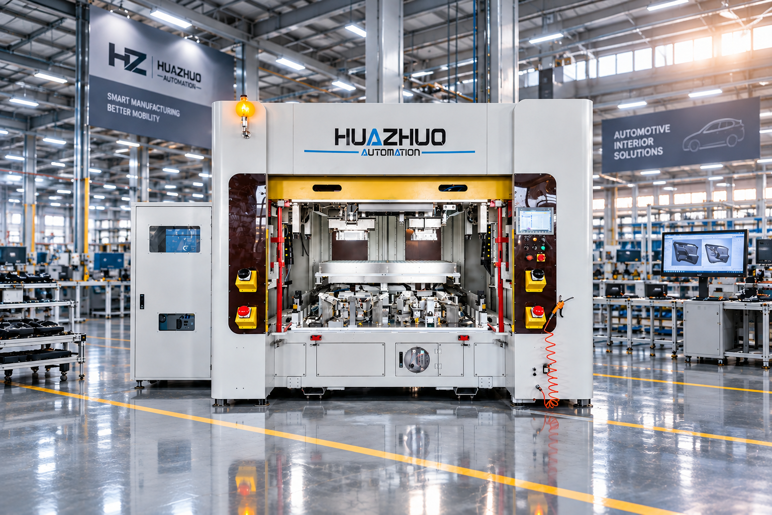HUAZHUO Automotive Interior Wrapping Equipment Project